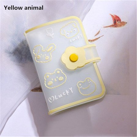 20 Korthållare Kreditkortshållare GUL DJUR GUL