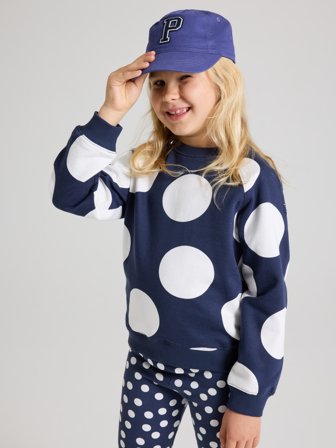 Polarn O. Pyret - Cap with "P" appliqué - 48 - 50 - Childrenswear - blue