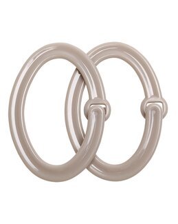 Ringlänk med stängning 2-Pack Beige