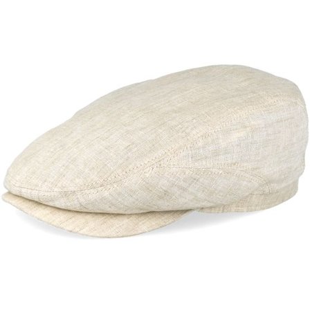 Stetson - Beige flatcap Keps - Driver Cap Linen Beige Flat Cap @ Hatstore