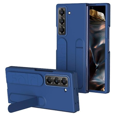 Telefondeksel med støtte og håndleddsrem for Samsung Galaxy Z Fold Special/Z Fold 6 Slim/W25 PC Mobilcover