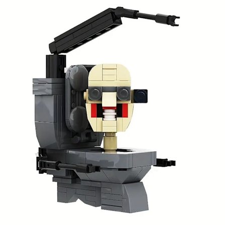 Skibidi Toalett, Toalettman Spel Serie Byggklossar Leksaker, MOC Skrivbords Byggstenar, Stad Vuxen Byggsats, Halloween/Tacksägelse