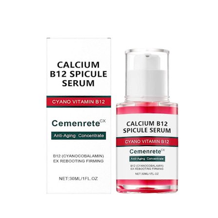 Cemenrete Cyano Vitamin B12 Serum med Kalcium, Porförminskande Ansikts Serum Anti-rynk Förfinar Serum