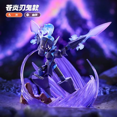 Blokees byggeklodslegetøjssæt: Pikachu, Eevee, Charmander, Charizard, Greninja, Meowscarada, Ceruledge