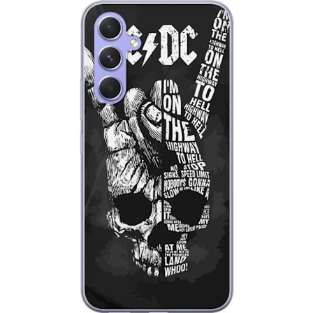 Yhteensopiva Puhelinkuori Samsung Galaxy A54 AC DC Rockbändi Musiikki Kitara