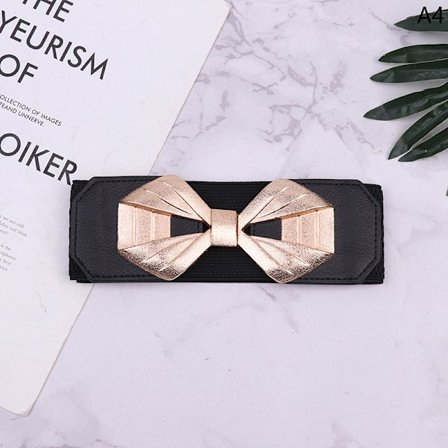 Vintage elastisk bred linning Belte kjole skjorte dekorasjon For