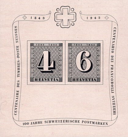 Schweiz 1943 - MICHEL Blok 8 - Postfrisk