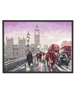 Broderikit Billede Westminster Bridge - LetiStitch