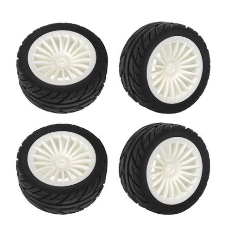 4st gummidäck Däckhjul för Sg1603 Sg1604 1/16 Rc Bildelar,1