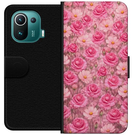 Kompatibelt Lommeboketui til Xiaomi Mi 11 Pro Petal Reverie Blush Rose