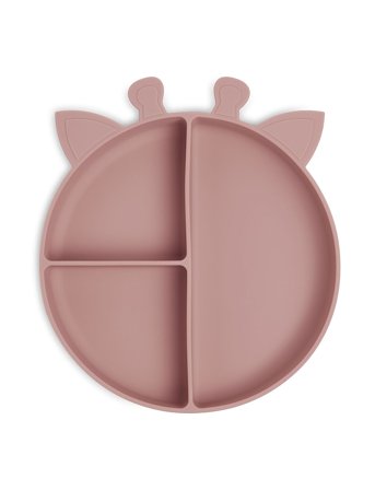 Nuuroo | Orla Silicone Divided Plate Giraffe | Ø 20 cm