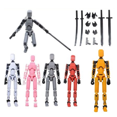 T13 Actionfigur, Titan 13 Actionfigur, Robot Actionfigur, 3D-trykt Actionfigur, 50 % tilbud