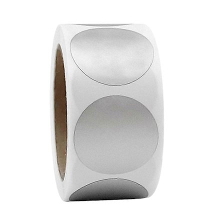 300 stk/rull Hjerte Skrapeetikett Skrapelapper Runde Skrapekort Runde Skrapeetiketter For Festoverraskelse