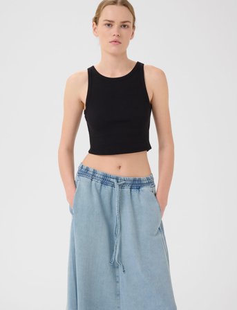 Gestuz Drewgz Cropped Top - Black - M