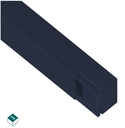 Solar Plus Kabelkanal 40X60 PVC Sort RAL 9005 2M