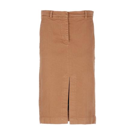 Msgm Midi Skirts Brun, Dame