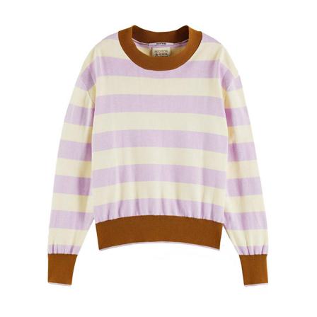 Scotch & Soda Pullover , Paars , Dames , Maat: M Truis