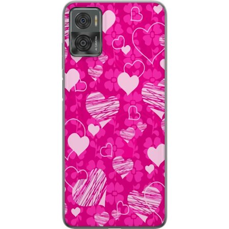 Yhteensopiva Puhelinkuori Motorola Motorola Moto E22i PopSydänKuviointi