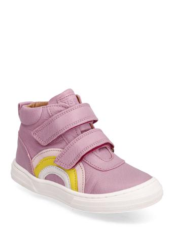 Bisgaard Rainbow Høye Sneakers Rosa Bisgaard*Betinget Tilbud
