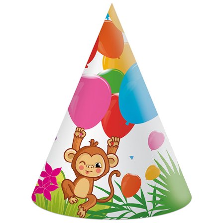 Djungelkalas Hattar 6-pack - Partyninja.se