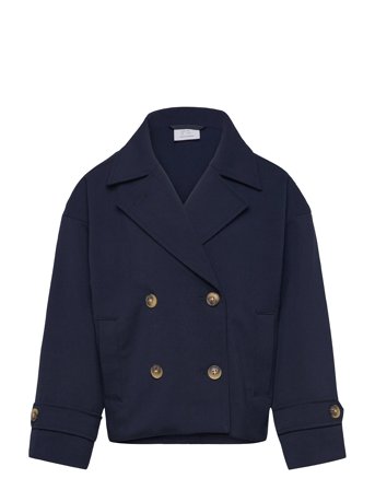 Jacket Trench Cropped Navy Lindex