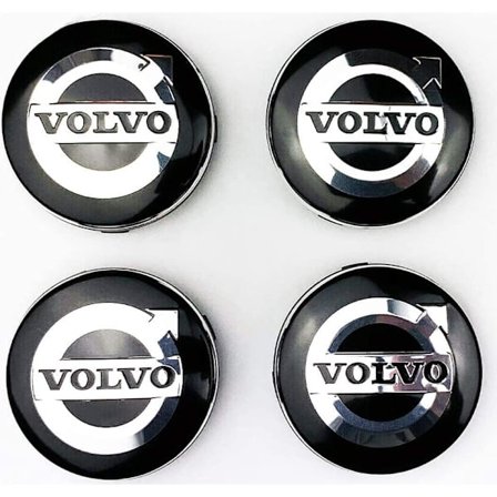 4 stk 64MM Hjulnavkapsler til Volvo V40 V60 V90 S60 S40 V70 XC70 XC60 XC90 - Stilig Emblem Bil Eksteriør Tilbehør
