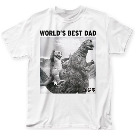 Verdens Bedste Far Godzilla T-Shirt