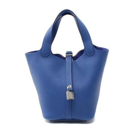 Hermès Vintage Tass , Blauw , Dames , Maat: ONE Size Vintage Tassen