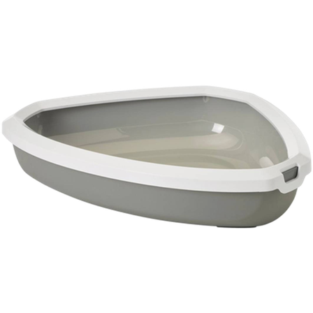 Savic - Rincon kattesandbrett hjørne grå 58x45x12cm - Katt - Kattedo & kattetoalett - Kattedo & kattetoalett uten tak - ZOO.no