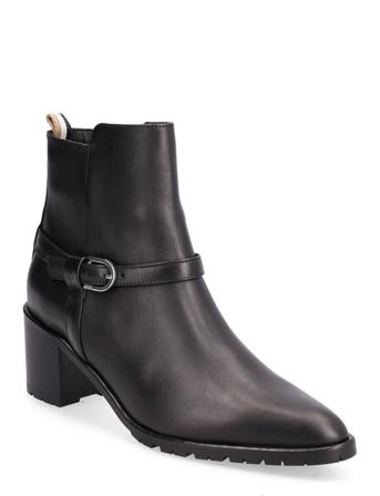 Celia Bootie50-C Shoes Boots Ankle Boots Ankle Boot - Heel Svart BOSS