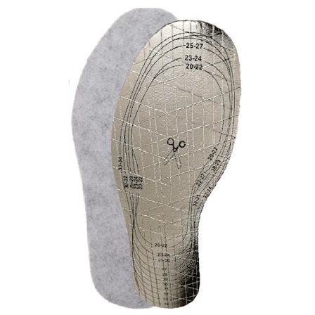 Barnstorlek 20-35 Termo / Filt sulor klippbar till rätt storlek