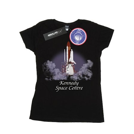 NASA Dam/Kvinnor Kennedy Space Centre Lift Off Bomull T-shirt
