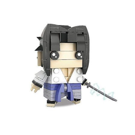 One Piece Byggeklosser Leketøy Luffy Zoro Figur Naruto Byggeklosser Kakashi Klosskube Leketøy Små Partikler Barn Puslespill