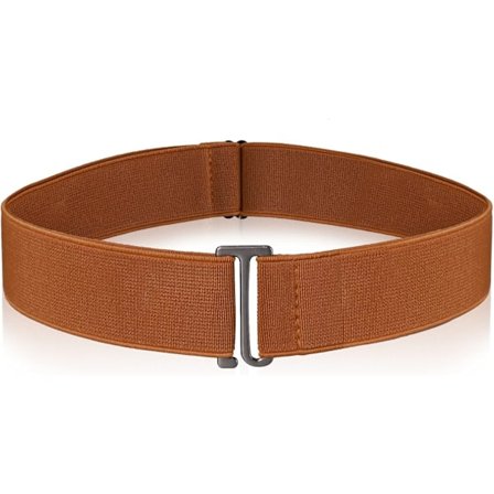 Usynlige bælter til kvinder, elastisk bælte til kvinder med justerbar elastisk bælte med fladt spænde, usynlige taljebælter til jeans, bukser, kjoler