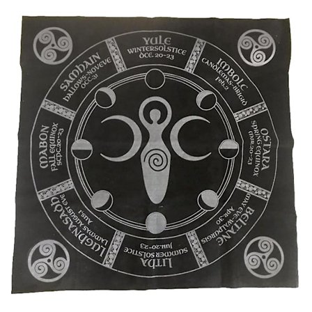 Skrivbordsöverdrag Altarduk Medeltida Väggbonad Tarot Bordsduk Tarot Väggbonad Altarduk