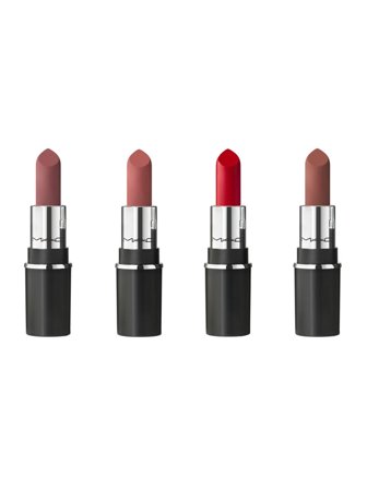 MAC Macximal Set cont.: Matte Lipstick N° H70 Mehr 1,7 g (GH 1621181) + Matte Lipstick N° H37 Velvet Teddy 1,7 g (GH 1621177) + Matte Lipstick N° H03 