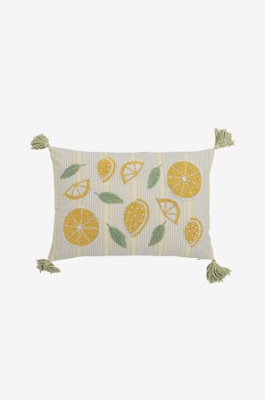 Bloomingville - Sitron Pute - Gul - Pynteputer & putetrekk - Fra Homeroom