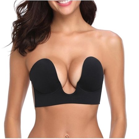 Women Sticky Bra Strapless Backless Bra Self Adhesive Bra Invisible Push Up Bra