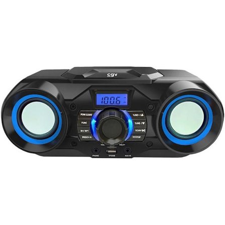 Bärbar CD-radio - CGV - CD SG-1 - CD, CD-R-RW, MP3, SD - USB - Bluetooth