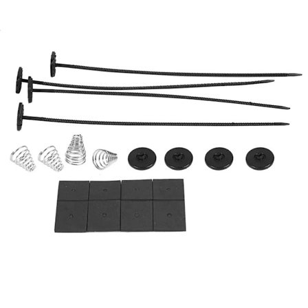 1 Sarja auton sähköinen jäähdyttimen tuulettimen asennussarja muoviset siteet hihnat yleiskäyttöiset nippusiteet hihnat kielekkeet jouset sähköinen 