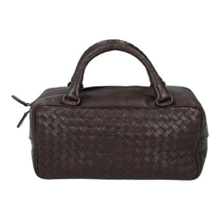 Bottega Veneta Vintage Pre-owned Leather handTass , Bruin , Dames , Maat: ONE Size Vintage Tassen