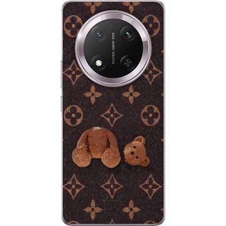 Yhteensopiva Puhelinkuori Honor Honor Magic7 Lite Graafinen monogrammikuvio, jossa taiteellisesti muotoiltu nalle