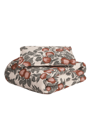 Garbo&Friends Muslin Bäddset Junior 100x130 cm Sängkläder Beige 100x130/ 35x55