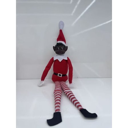 Enkelt feriedukke, juleelf plyslegetøj, nyhed