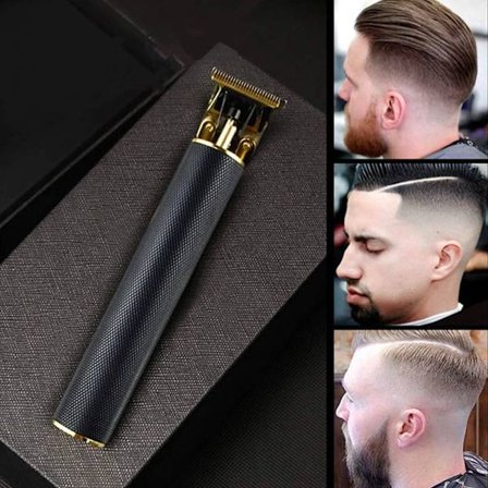 Elektrisk hårklippare Rakapparat Hårtrimmer Black gold