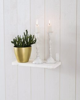 Hyllplan Vit - 61 x 12,5 x 1,8 cm - Linea