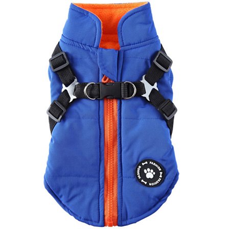Pet Jacka Höst Vinter Kallt Väder Hundväst Med Dragspänne För må Hundar
