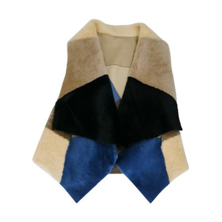 Levinsky Florence West, 52 cm. - Color - Nappa Lamb Crack - Women - Multi Color inbo, Dame Vest