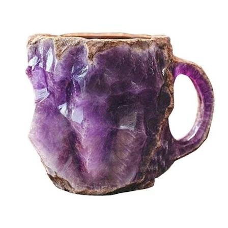 Mineral Crystal Kaffe Koppar, Flerfärgad Mineral Crystal Kaffekopp, Elegant Kristallgåva För Hem & Kontor HET