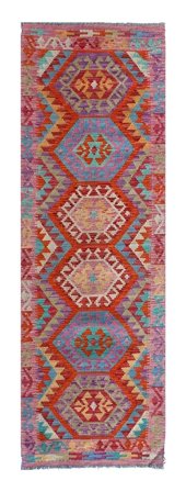 Kilim Afghan Old Style Rug 72X225 Runner Wool, Afghanistan